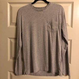 Johnnie-O long sleeve grey t-shirt